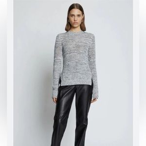 NWOT XL Proenza schooler white label silk and cotton sweater